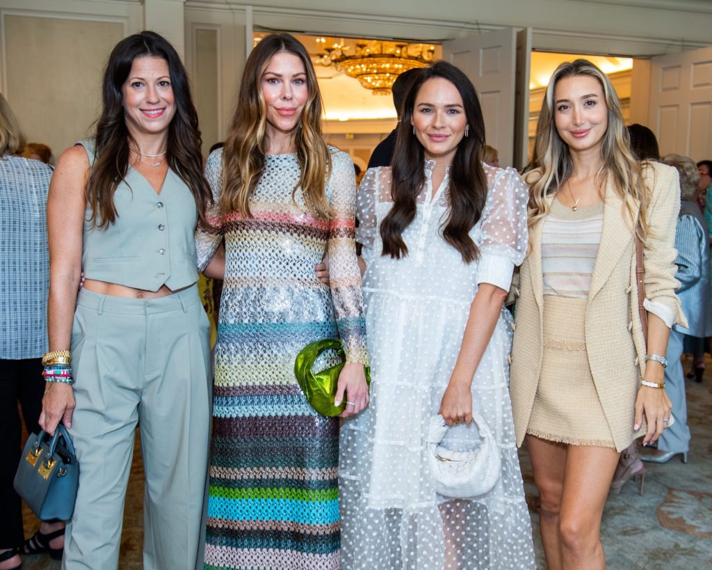 Alli Shell, Kendra Smith, Hannah Swiggard, Chiara Casiragh at the Italian Cultural & Community Center Luncheon at River Oaks Country Club  (Photo by Michelle Watson)