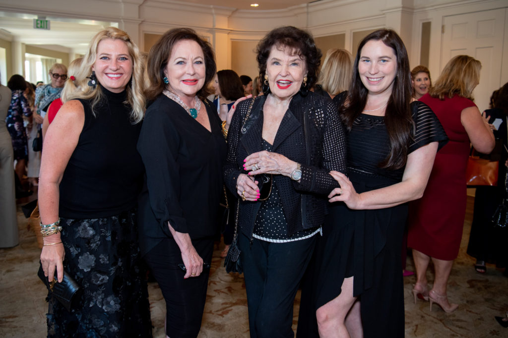 Cassandra Hurst, Charity Yarborough, Warner Roberts, Mollie Steele at the Italian Cultural & Community Center Luncheon at River Oaks Country Club  (Photo by Michelle Watson)