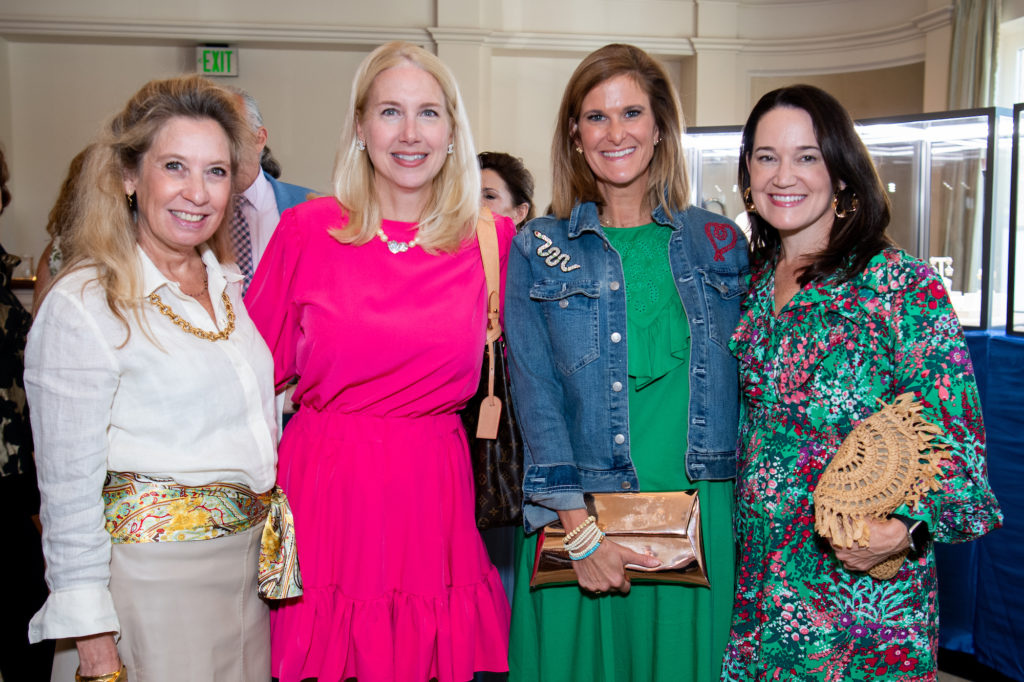Mary Bea Wickman, Elizabeth Smith, Molly Evans, Elizabeth Borski at the Italian Cultural & Community Center Luncheon at River Oaks Country Club  (Photo by Michelle Watson)