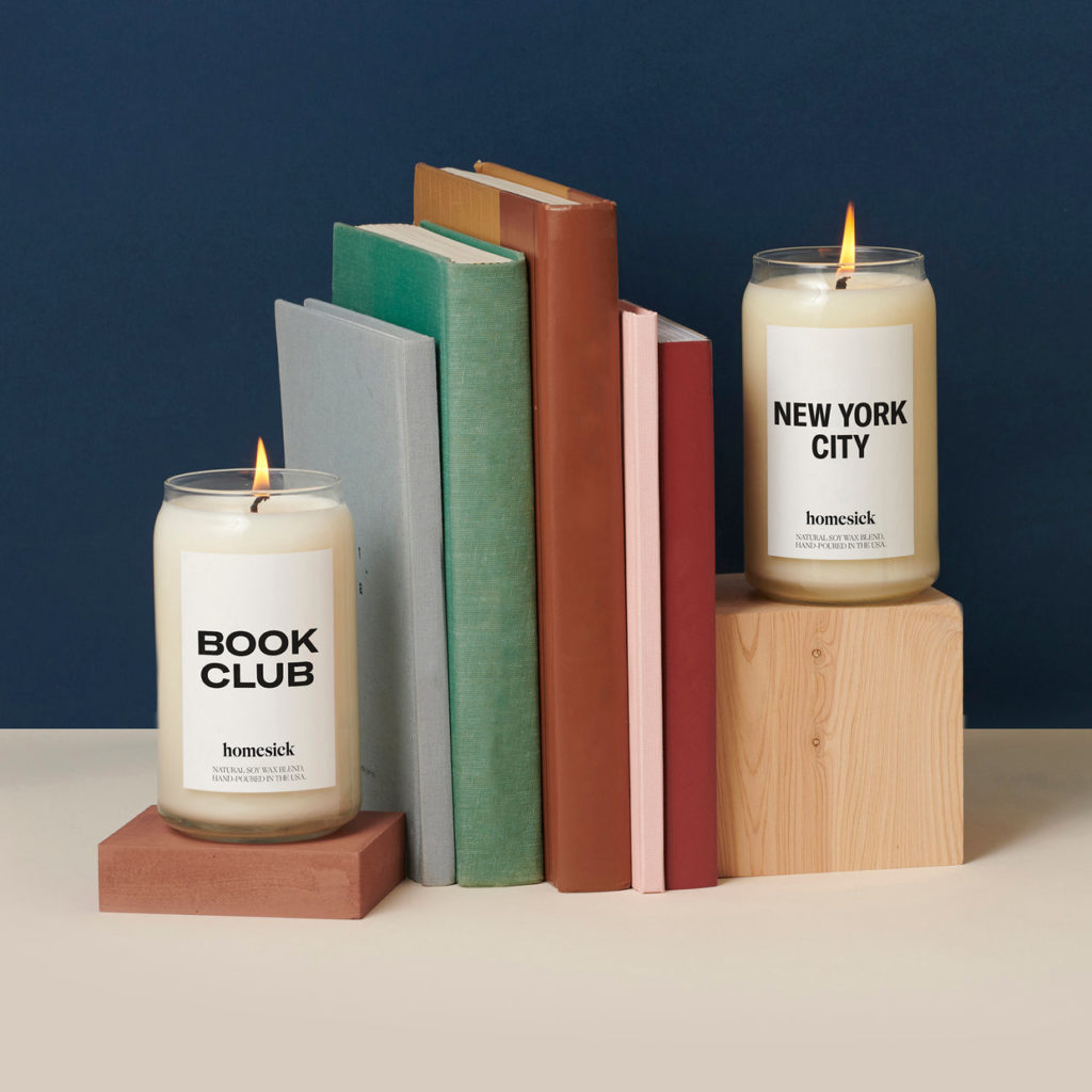Book Club candle 