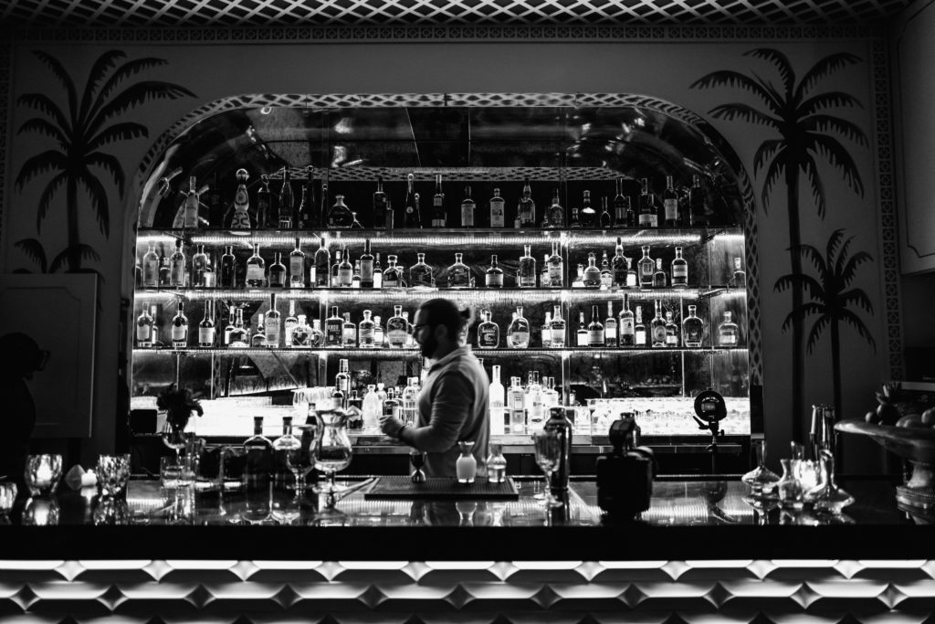 The bar at Emilia's Havana exudes the vibe of the Hemingway era in 1950s Cuba. (Photo by Brian Kennedy)