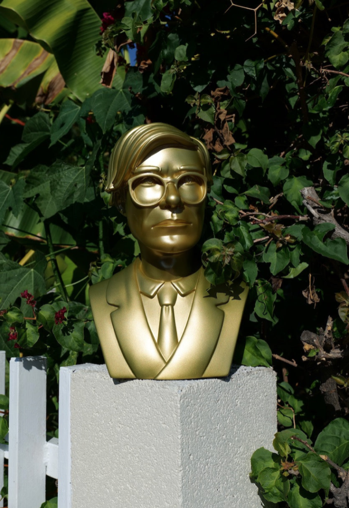 Andy Warhol gold bust by Kidrobot, $200