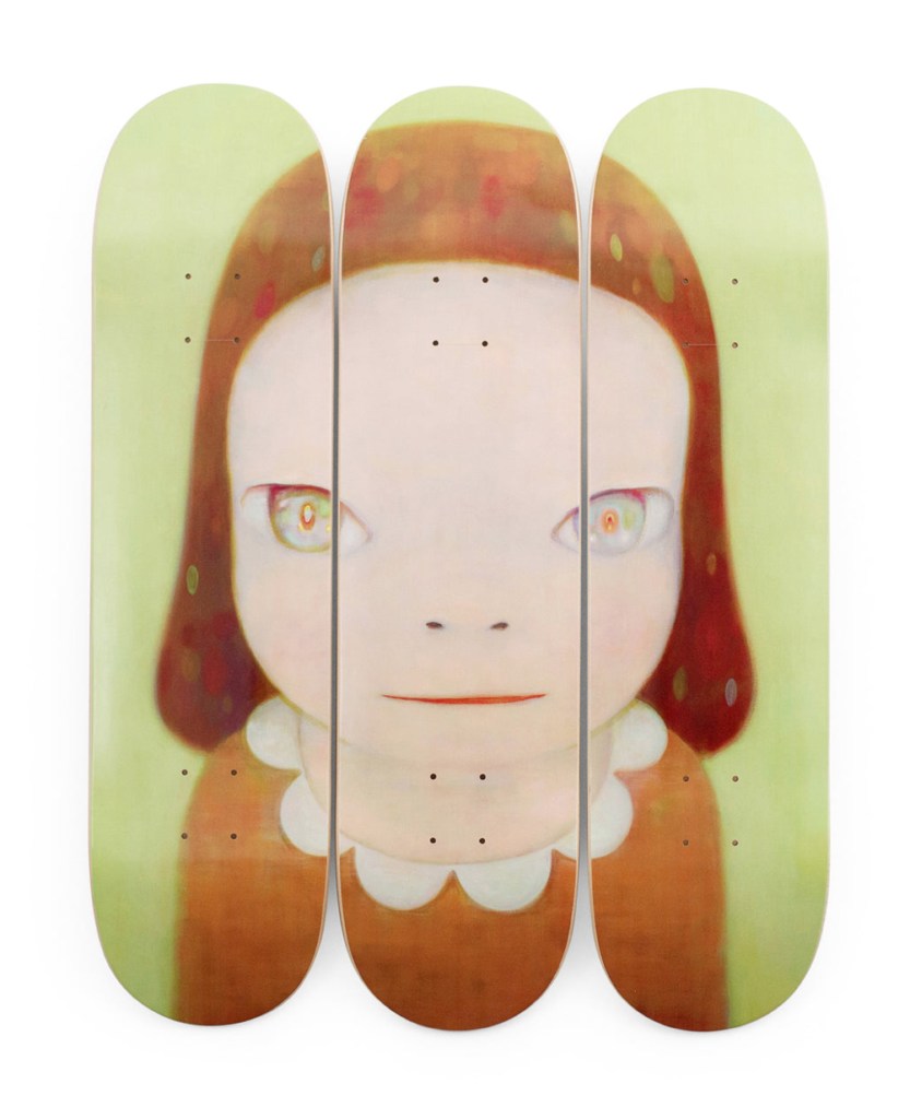 Yoshitomo Nara skateboards, $600