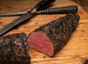 Perini Ranch Mesquite Smoked Peppered Beef Tenderloin, $155, available in Buffalo Gap at Perini Ranch or PeriniRanch.com
