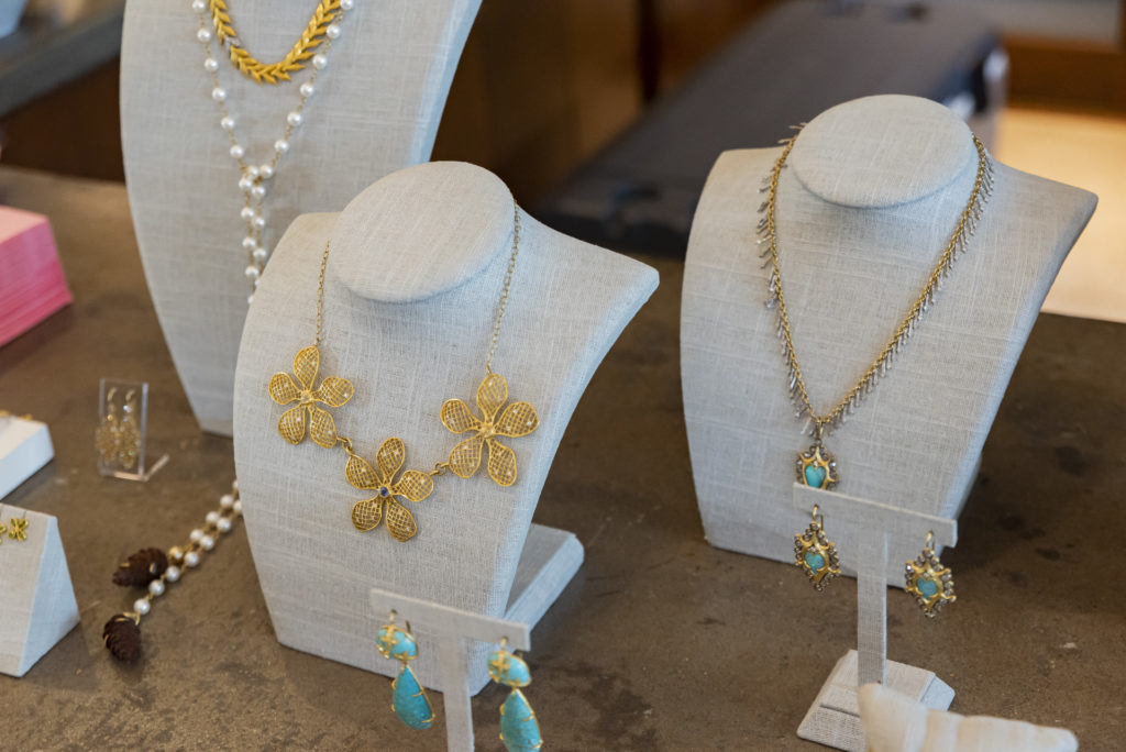 Guests mixed, mingled and perused Waterman's latest collection.