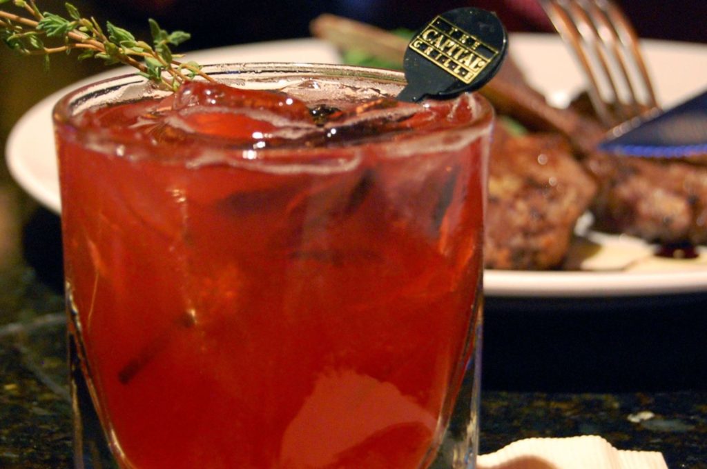 A cool collection of house cocktails and a fab menu set Captial Grille apart.