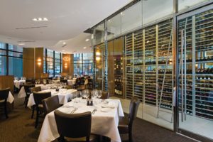 Best – Grace – The glass fronted wine cave at Grace along Main Street in Fort Worth.