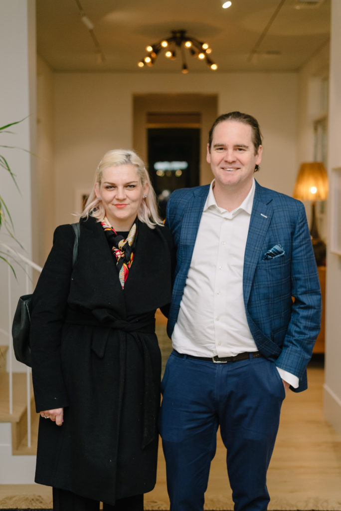 Julia & Mason McLaurin at the Houston Center for Photography 42nd Print Auction Kickoff (Photo by Johnny Than)