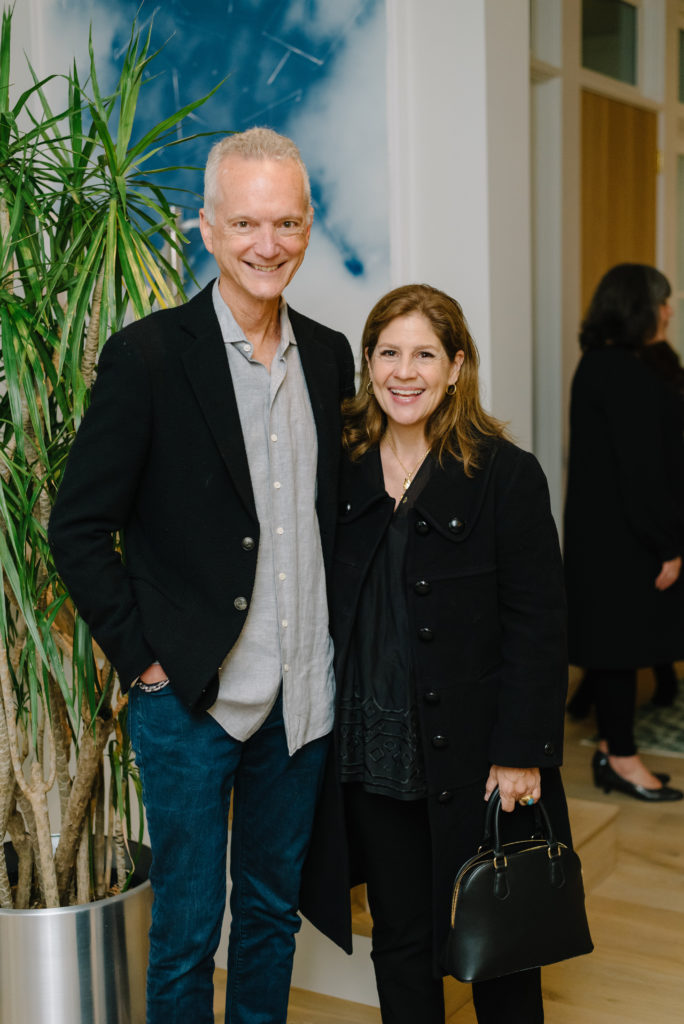 Stuart Nelson, Libbie Masterson at the Houston Center for Photography 42nd Print Auction Kickoff (Photo by Johnny Than)