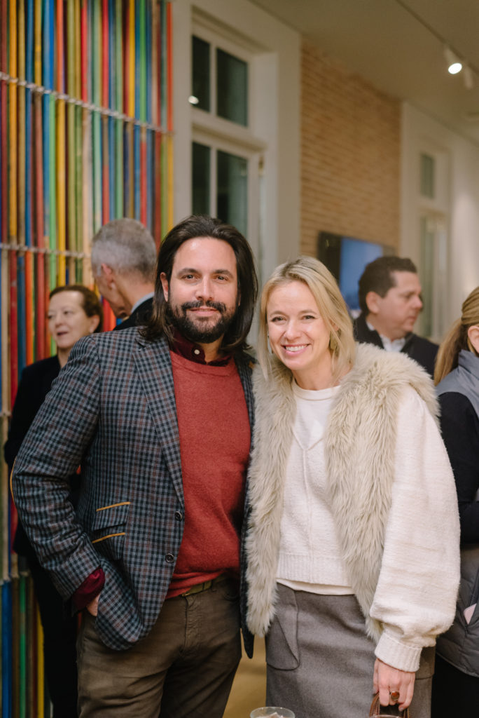 Sam Governale, Gin Braverman at the Houston Center for Photography 42nd Print Auction Kickoff (Photo by Johnny Than)