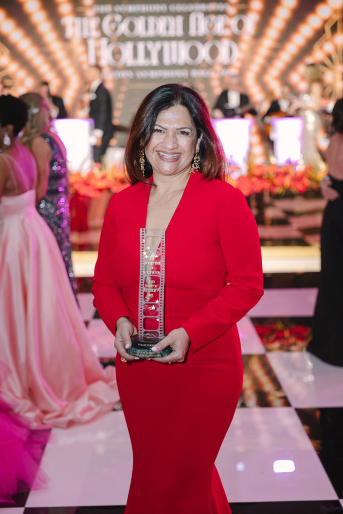 Honoree Revati Puranik at the Houston Symphony's 'The Golden Age of Hollywood' gala at the Post Oak Hotel. (Photo by Johnny Than)