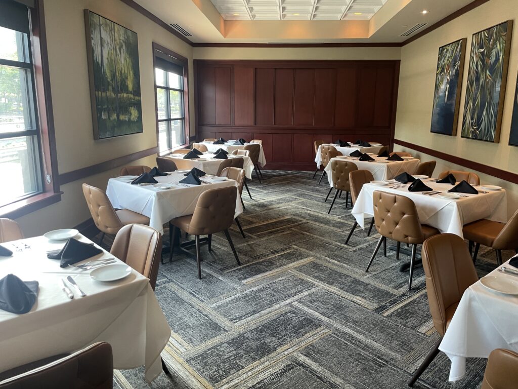 The Woodlands Fleming's steakhouse renovation brings a new private dining room with plenty of tech perks.