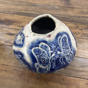 Foggy Pot 2 2023 Ceramic Approx H8.3 x W9.5 x D9.5 in