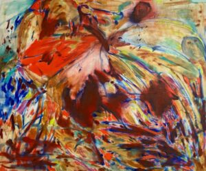 Splash Mountain 2023 Oil on Canvas Approx 19.5 x 24 in