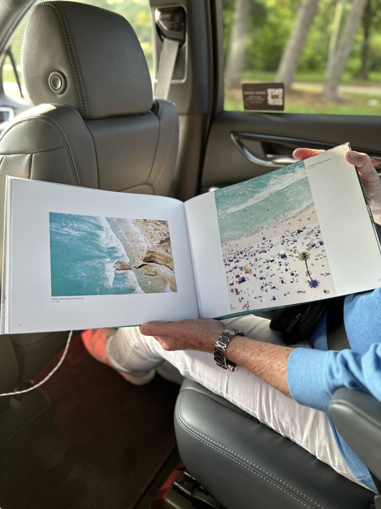 Gray Malin's latest coffee table book is a good distraction while riding in Alto through Houston traffic.