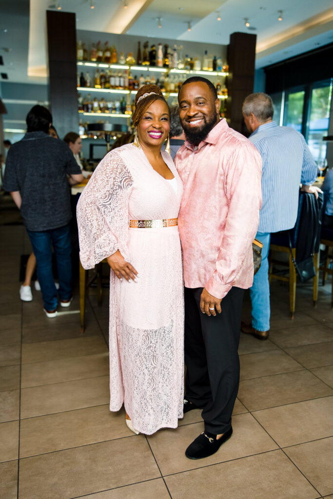 Taneshu & Ken Collier at launch of the "Woodlands Edition" of the International Mother's Day Celebration (Photo by Hung L. Truong)