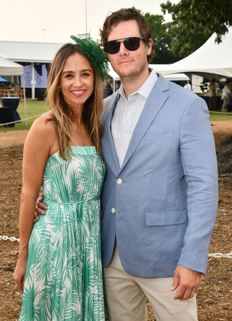 Blake & Ryan Arnoult at the Bo's Place Hats, Hearts & Horseshoes Kentucky Derby party at Houston Polo Club. (Photo by Dave Rossman)