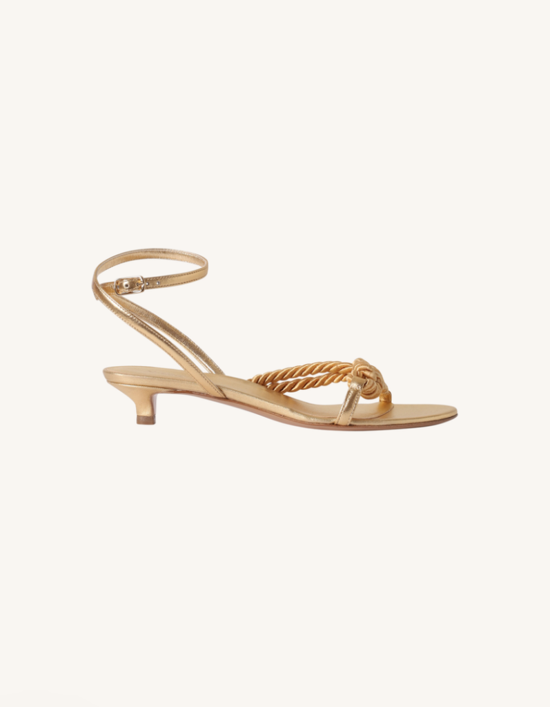 Le Monde Beryl rope kitten heel, available at Canary, $210.