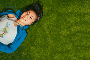 Pérez’s designs for the Rep Your City collection drew inspiration from iconography around Houston. (Photo by Brionne C. Dunham)