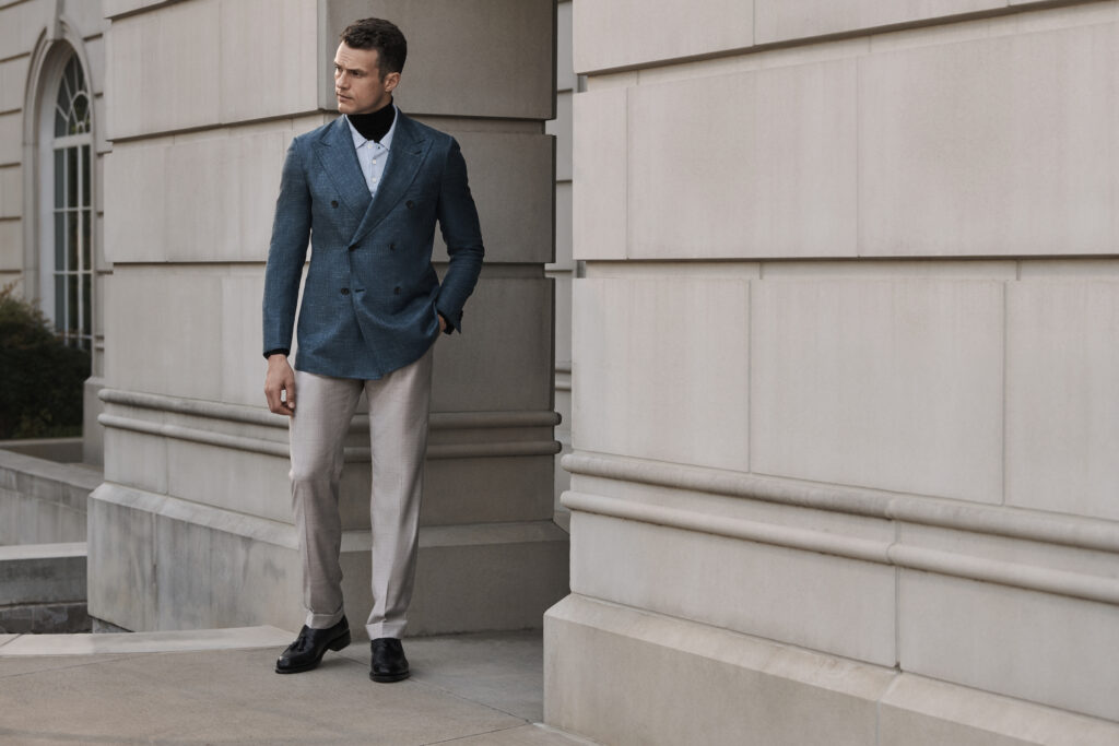 Brioni; Highland Park Village Fall 2023 Fashion Lookbook