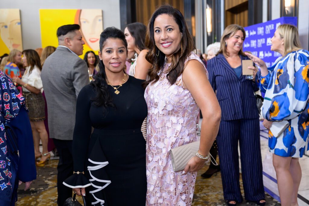  Devereaux Arnold, Lois Vann at the PaperCity Philanthropy in Fashion Best Dressed luncheon (photo by Michelle Watson)