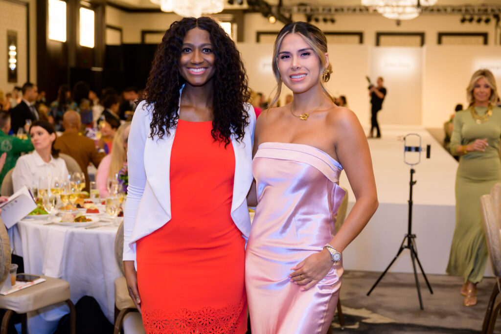 Whitley Nagel, Gia Cisneros at the PaperCity Philanthropy in Fashion Best Dressed luncheon (Photo by Michelle Watson)