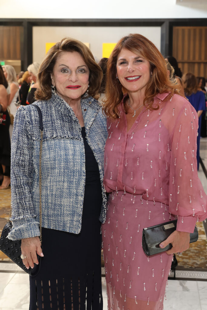 Beth Wolff, Cynthia Wolff at the PaperCity Philanthropy in Fashion Best Dressed luncheon (Photo by Priscilla Dickson)