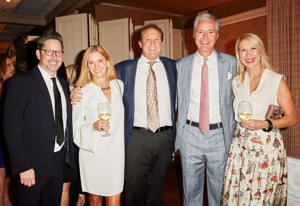 Chad Dorsey, Kristi Nelson, Bill Frack, Mo Sheats, Shaun Thompson at the Kips Bay President’s Dinner (Photo by Jonathan Zizzo)