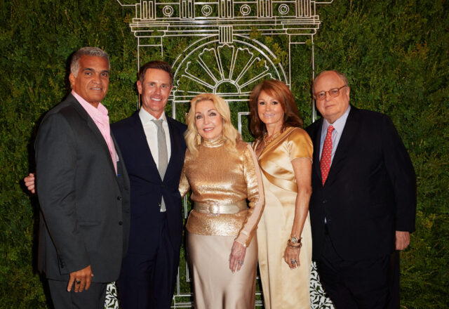 Daniel Quintero, Shelby Wagner, Jan Showers, Claire Emanuelson, Jim Druckman at the Kips Bay President’s Dinner (Photo by Jonathan Zizzo)