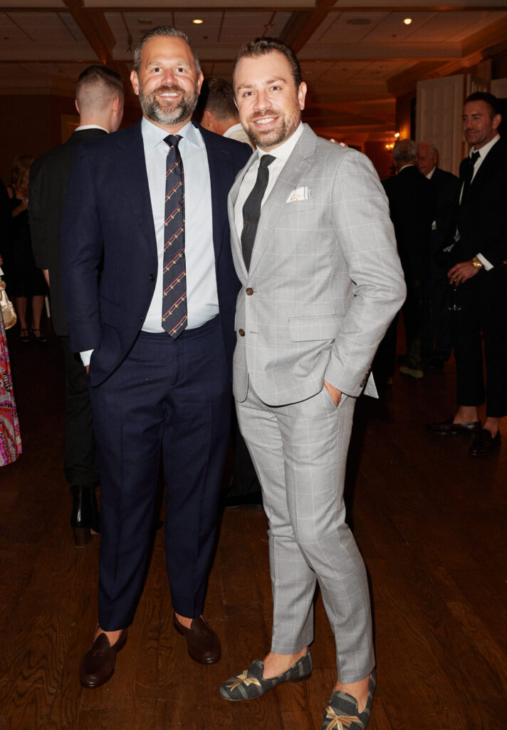 Mason McCleskey, Javier Burkle at the Kips Bay President’s Dinner (Photo by Jonathan Zizzo)