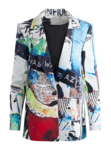 Basquiat Denny Notch Collar Blazer Coat