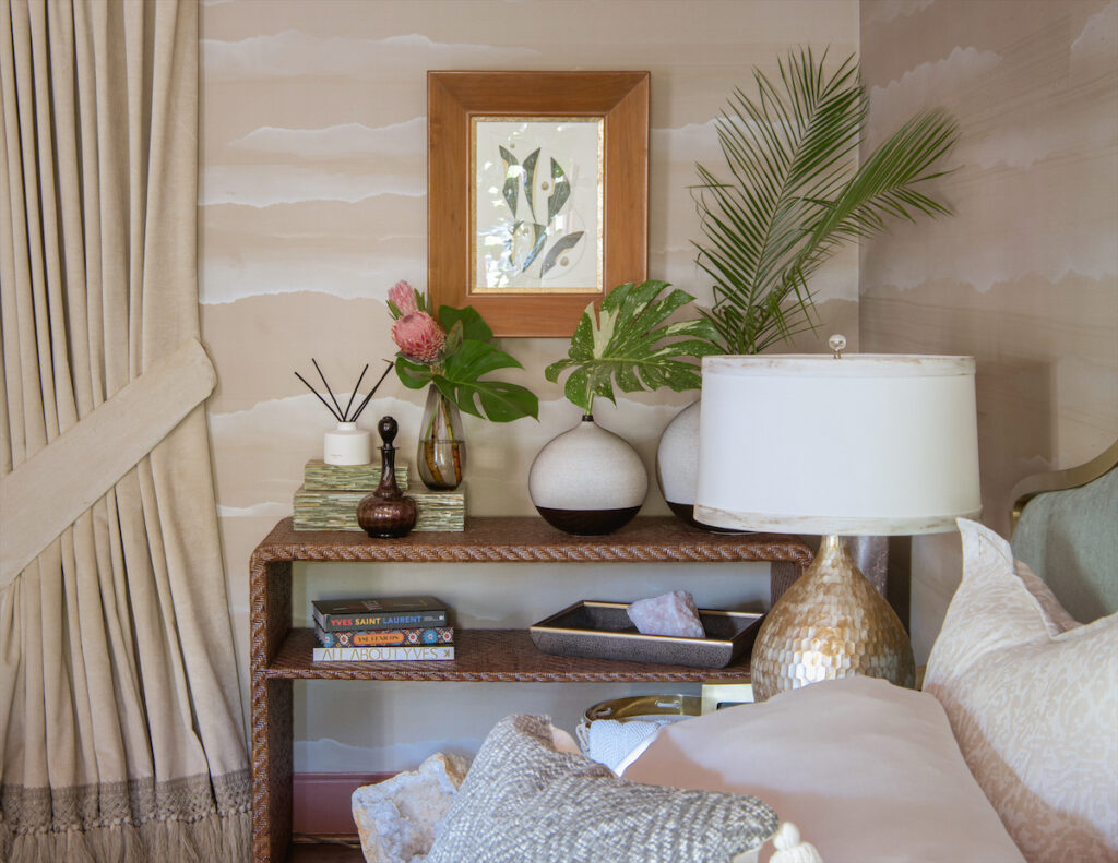 Bedroom & Bathroom: Kristi Nelson of KMNelson Design (Photo by Strictly Natural Light)