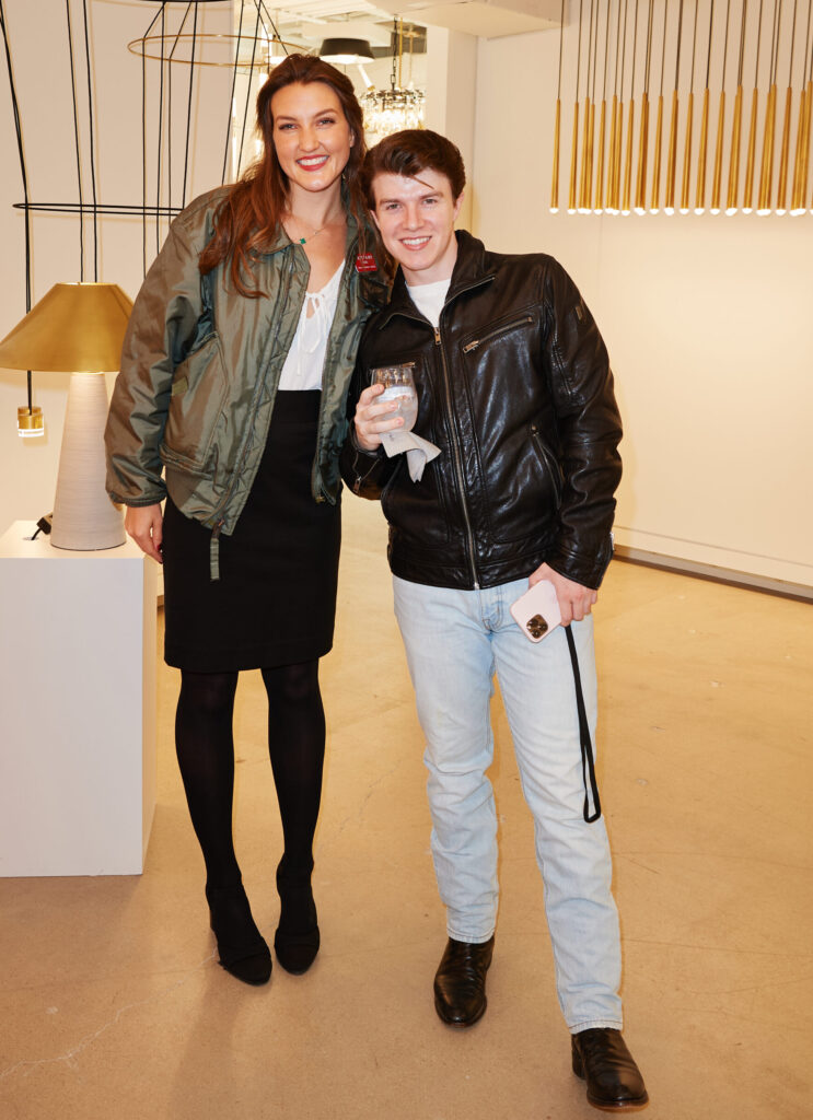 Brittany Reg, Donimic Metz at Visual Comfort & Co.