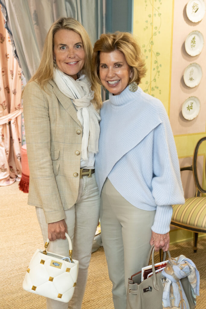 Debra Nelson, Laurie MacCaskill at Culp Associates (Photo by George Fiala)