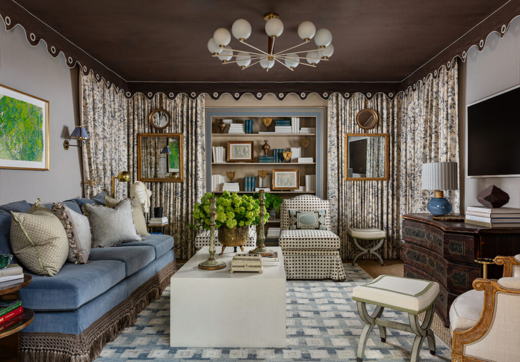 Den: Julie Dodson Webster of Dodson Interiors: (Photo by Nickolas Sargent)
