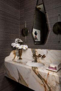 Entry & Powder Room, Meg Joannides, MLK Studio and Kristine Paige & Jackson Paige, Jackson Paige Interiors: Stephan Karlisch Photo. kips bay dallas 2023