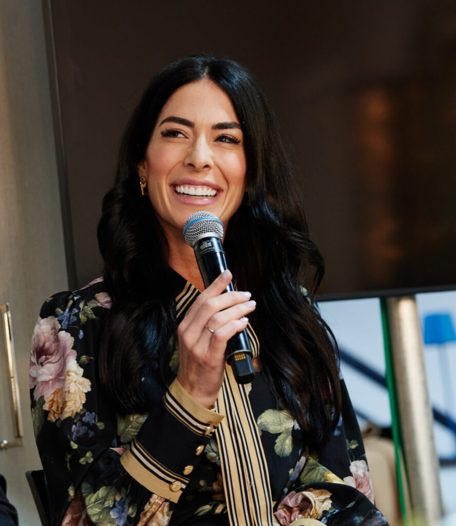 Caitlin Wilson at Monogram event at Capital Distributing