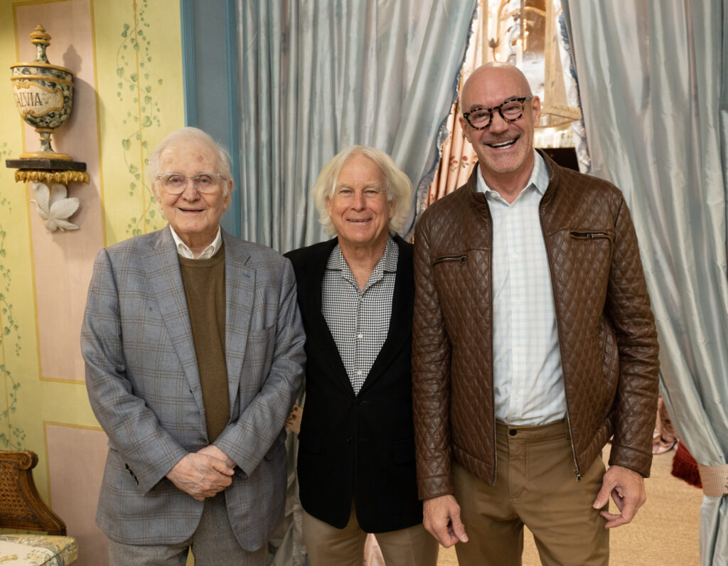 Joe Minton, Richard Davis, Barry Williams at Culp Associates (Photo by George Fiala)