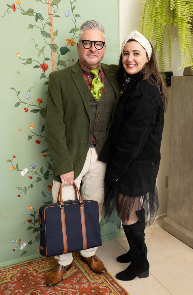 Jonathan Sanders, Kate Beebe at Culp Associates (Photo by George Fiala)