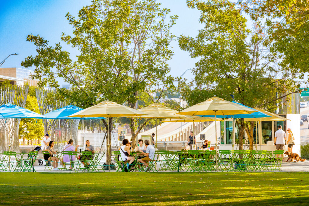 Klyde Warren Park, consider their adopt a tree program