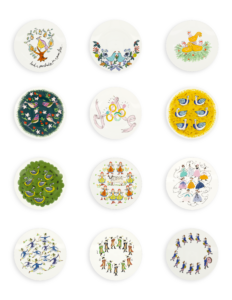 Lela Rose 12 Days of Christmas Plates – ALL
