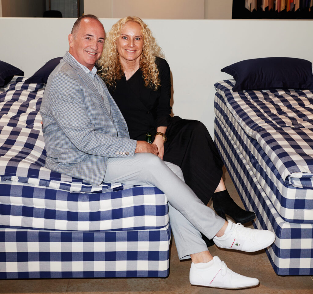 Michael Bauer, Tina Jeppeson at Luxury Bed