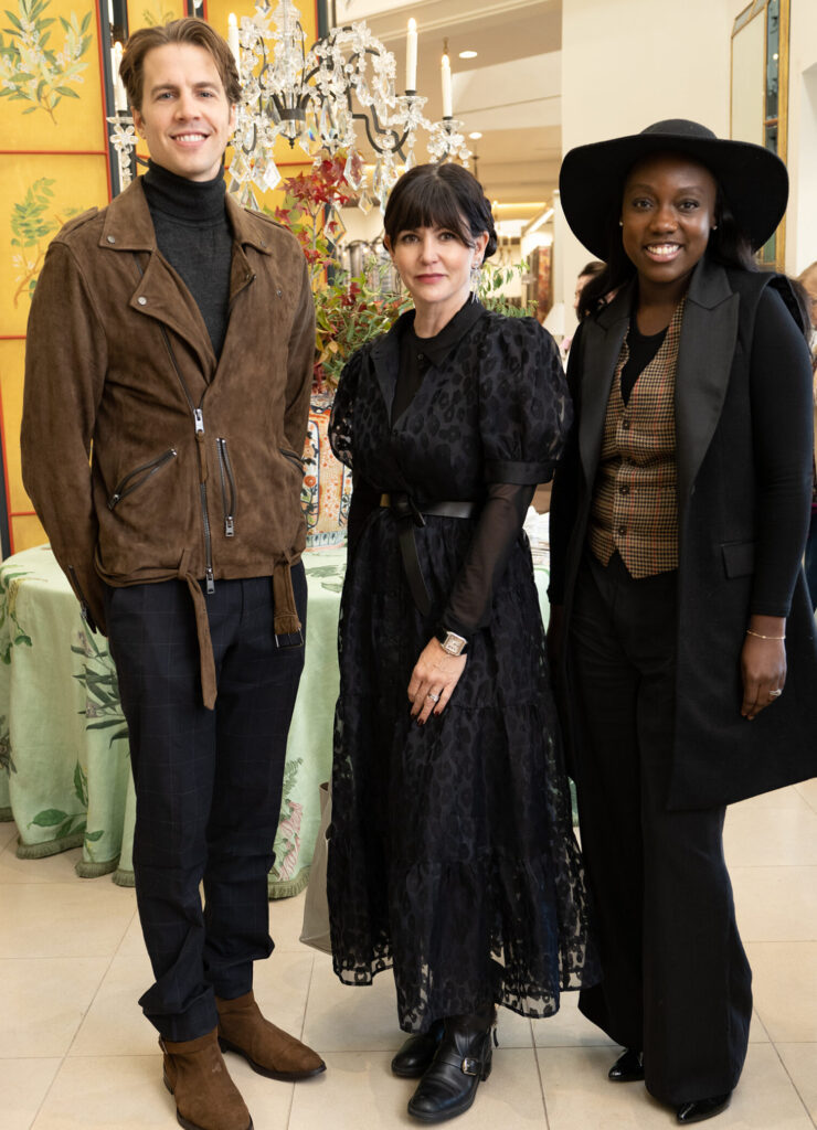 Pete West, Sara See, Krystal Hunter at Culp Associates (Photo by George Fiala)