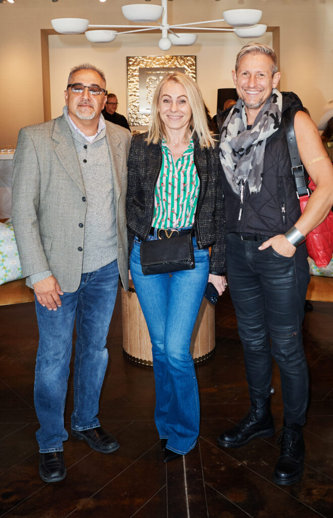 Russ Saour, Gosia & Jakub Staron at Laura Lee Clark