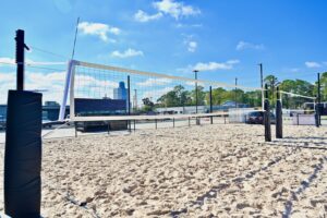 The Decoy Volleyball Courts (Photo by Alex Montoya)