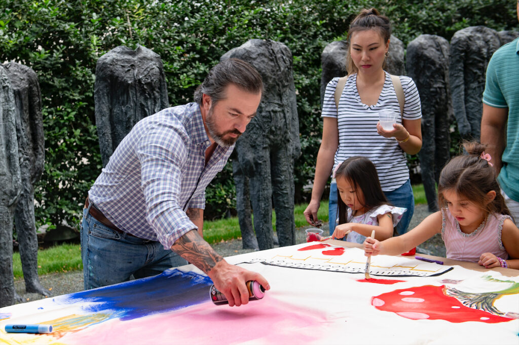 Artists at the 2023 Great Create in Dallas. (Photo by Tamytha Cameron)