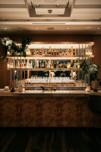 The Bar in Mirador's Dining Room (Photo by Rebecca Patton, BECKLEY)