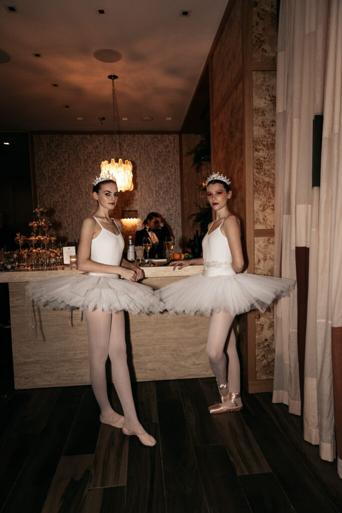 Ballerinas Perched at Bar (Photo by Rebecca Patton, BECKLEY)