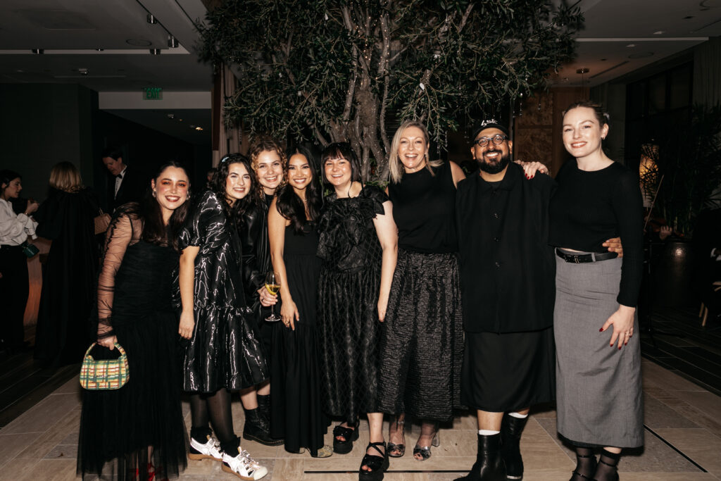 The Headington Team captures a moment together amidst the celebrations (Photo by Rebecca Patton, BECKLEY)