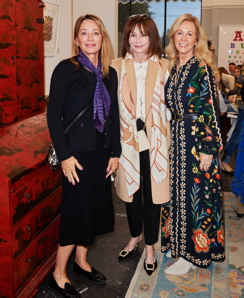 Sandra Ayres, Marion Palley, Tamara Bogacz at Blue Print